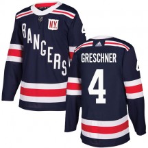 Youth Adidas New York Rangers Ron Greschner Navy Blue 2018 Winter Classic Jersey - Authentic