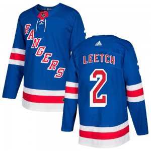 Men's Adidas New York Rangers Brian Leetch Royal Blue Home Jersey - Authentic