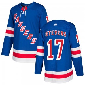 Men's Adidas New York Rangers Kevin Stevens Royal Blue Home Jersey - Authentic