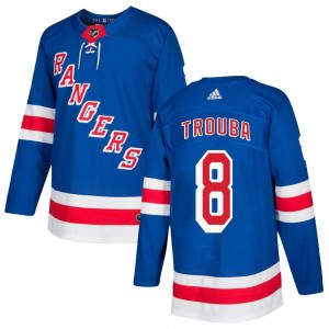 Men's Adidas New York Rangers Jacob Trouba Royal Blue Home Jersey - Authentic