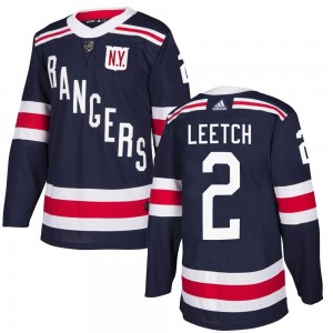 Men's Adidas New York Rangers Brian Leetch Navy Blue 2018 Winter Classic Home Jersey - Authentic