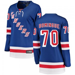 Women's Fanatics Branded New York Rangers Louis Domingue Blue Home Jersey - Breakaway