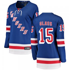 Women's Fanatics Branded New York Rangers Tanner Glass Blue Home Jersey - Breakaway