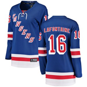 Women's Fanatics Branded New York Rangers Pat Lafontaine Blue Home Jersey - Breakaway