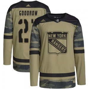 Youth Adidas New York Rangers Barclay Goodrow Camo Military Appreciation Practice Jersey - Authentic
