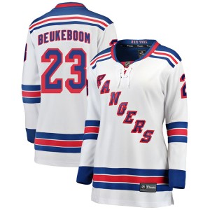 Women's Fanatics Branded New York Rangers Jeff Beukeboom White Away Jersey - Breakaway