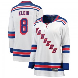 Women's Fanatics Branded New York Rangers Kevin Klein White Away Jersey - Breakaway