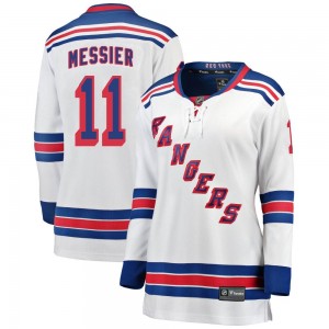 Women's Fanatics Branded New York Rangers Mark Messier White Away Jersey - Breakaway