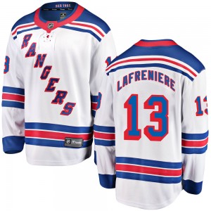 Men's Fanatics Branded New York Rangers Alexis Lafreniere White Away Jersey - Breakaway