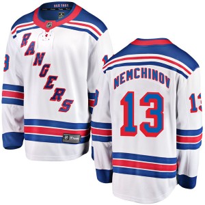 Men's Fanatics Branded New York Rangers Sergei Nemchinov White Away Jersey - Breakaway