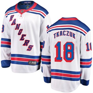 Men's Fanatics Branded New York Rangers Walt Tkaczuk White Away Jersey - Breakaway