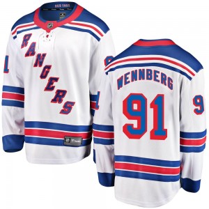 Men's Fanatics Branded New York Rangers Alex Wennberg White Away Jersey - Breakaway