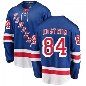 Men's Fanatics Branded New York Rangers Adam Edstrom Blue Home Jersey - Breakaway