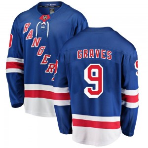Men's Fanatics Branded New York Rangers Adam Graves Blue Home Jersey - Breakaway