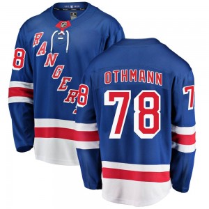 Men's Fanatics Branded New York Rangers Brennan Othmann Blue Home Jersey - Breakaway