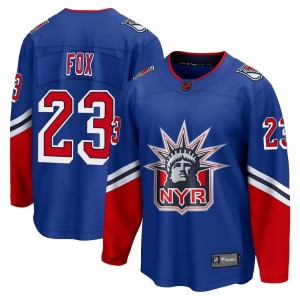 Men's Fanatics Branded New York Rangers Adam Fox Royal Special Edition 2.0 Jersey - Breakaway