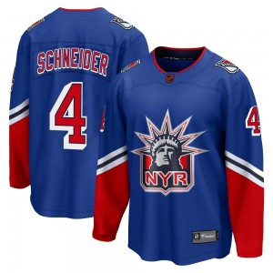 Men's Fanatics Branded New York Rangers Braden Schneider Royal Special Edition 2.0 Jersey - Breakaway