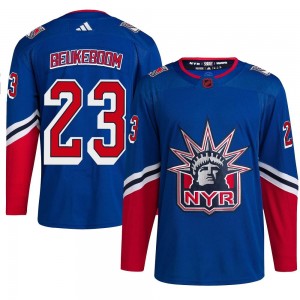 Men's Adidas New York Rangers Jeff Beukeboom Royal Reverse Retro 2.0 Jersey - Authentic