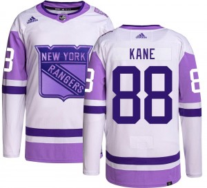 Men's Adidas New York Rangers Patrick Kane Hockey Fights Cancer Jersey - Authentic