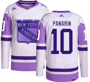 Men's Adidas New York Rangers Artemi Panarin Hockey Fights Cancer Jersey - Authentic