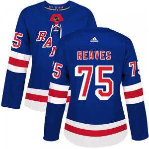 Women's Adidas New York Rangers Ryan Reaves Royal Blue Home Jersey - Authentic