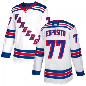 Youth Adidas New York Rangers Phil Esposito White Jersey - Authentic