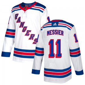 Youth Adidas New York Rangers Mark Messier White Jersey - Authentic