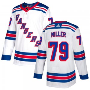 Youth Adidas New York Rangers K'Andre Miller White Jersey - Authentic