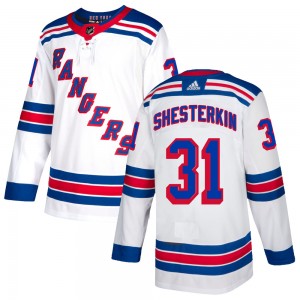 Youth Adidas New York Rangers Igor Shesterkin White Jersey - Authentic