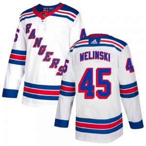 Youth Adidas New York Rangers Andy Welinski White Jersey - Authentic