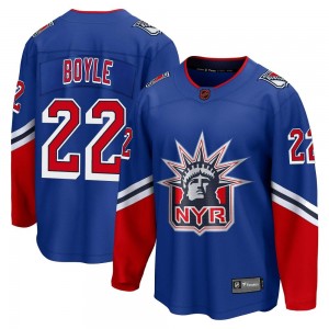 Youth Fanatics Branded New York Rangers Dan Boyle Royal Special Edition 2.0 Jersey - Breakaway