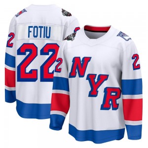 Men's Fanatics Branded New York Rangers Nick Fotiu White 2024 Stadium Series Jersey - Breakaway