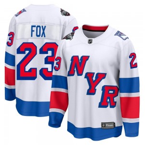 Men's Fanatics Branded New York Rangers Adam Fox White 2024 Stadium Series Jersey - Breakaway