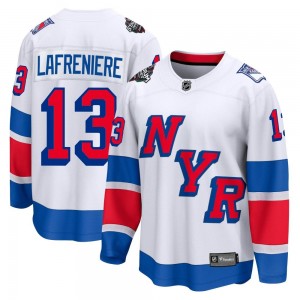Men's Fanatics Branded New York Rangers Alexis Lafreniere White 2024 Stadium Series Jersey - Breakaway