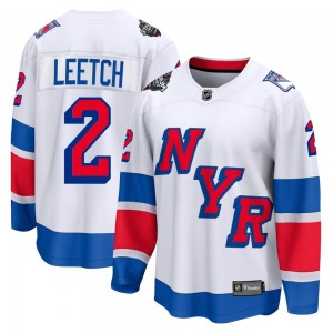 Men's Fanatics Branded New York Rangers Brian Leetch White 2024 Stadium Series Jersey - Breakaway