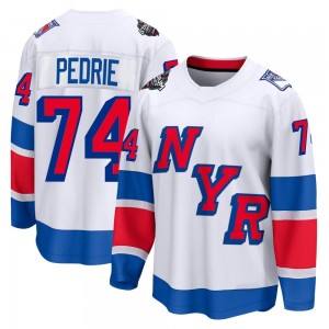 Men's Fanatics Branded New York Rangers Vince Pedrie White 2024 Stadium Series Jersey - Breakaway