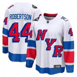 Men's Fanatics Branded New York Rangers Matthew Robertson White 2024 Stadium Series Jersey - Breakaway