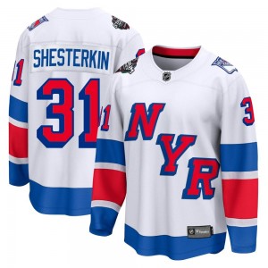 Men's Fanatics Branded New York Rangers Igor Shesterkin White 2024 Stadium Series Jersey - Breakaway