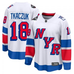 Men's Fanatics Branded New York Rangers Walt Tkaczuk White 2024 Stadium Series Jersey - Breakaway