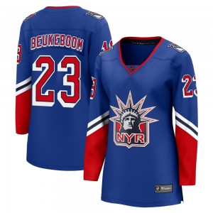 Women's Fanatics Branded New York Rangers Jeff Beukeboom Royal Special Edition 2.0 Jersey - Breakaway