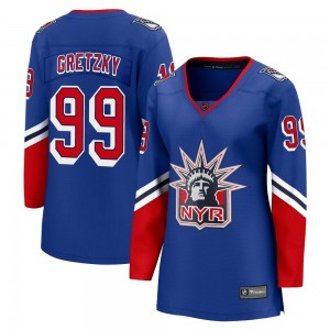 Women's Fanatics Branded New York Rangers Wayne Gretzky Royal Special Edition 2.0 Jersey - Breakaway