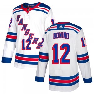 Men's Adidas New York Rangers Nick Bonino White Jersey - Authentic
