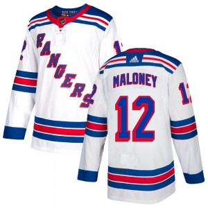 Men's Adidas New York Rangers Don Maloney White Jersey - Authentic