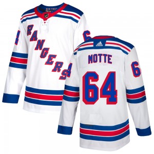 Men's Adidas New York Rangers Tyler Motte White Jersey - Authentic