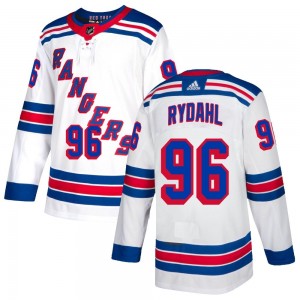 Men's Adidas New York Rangers Gustav Rydahl White Jersey - Authentic