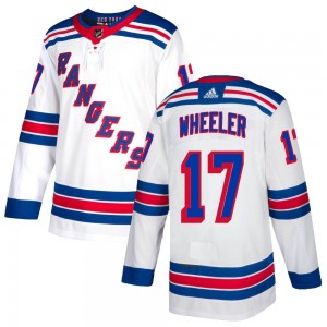 Men's Adidas New York Rangers Blake Wheeler White Jersey - Authentic