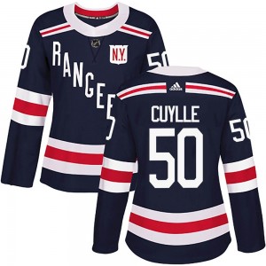 Women's Adidas New York Rangers Will Cuylle Navy Blue 2018 Winter Classic Home Jersey - Authentic