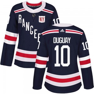 Women's Adidas New York Rangers Ron Duguay Navy Blue 2018 Winter Classic Home Jersey - Authentic