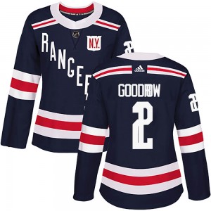 Women's Adidas New York Rangers Barclay Goodrow Navy Blue 2018 Winter Classic Home Jersey - Authentic