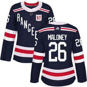Women's Adidas New York Rangers Dave Maloney Navy Blue 2018 Winter Classic Home Jersey - Authentic